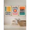 Kit 3 Quadros Decorativos Abstratos Modernos No2 - 1