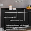 Ver imagem 2 de Tampo para Balcao 180 Cm Bp Preto Eratto Moveis