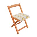 Ver imagem 7 de Conjunto Prático Mesa e 4 Cadeiras Dobrável Mel, Estofado Bar-cozinha-lazer-varanda ( Redonda )