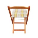 Ver mais imagens de Conjunto Prático Mesa e 4 Cadeiras Dobrável Mel, Estofado Bar-cozinha-lazer-varanda ( Redonda )