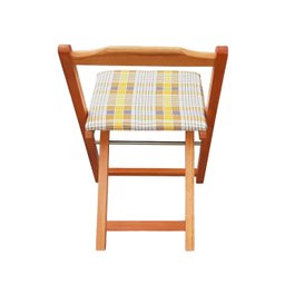 Conjunto Prático Mesa e 4 Cadeiras Dobrável Mel, Estofado Bar-cozinha-lazer-varanda ( Redonda ) - 8