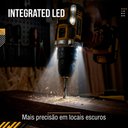Ver imagem 5 de Furadeira e Parafusadeira de Impacto sem Fio 21V com LED, 2 Baterias Bivolt e 32 Acessórios e Maleta