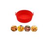 Forma de Silicone P/ Assadeira Air Fryer Reutilizável Antiaderente UnyHome 20cm - 1