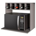 Ver imagem 2 de Suporte Microondas Nicho Garrafeiro Lisa Bp 60 Cm Eratto Moveis - Grafite