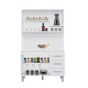 Ver imagem 4 de Kit Cozinha Compacta Vitória 118 cm 4 Portas 3 Gavetas Moblis: Branco