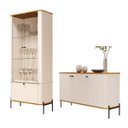 Ver imagem 1 de Conjunto de Buffet e Cristaleira Villa Monte Claro Off White
