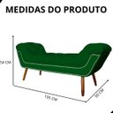 Ver imagem 6 de Recamier Sofá Divã Namoradeira Sienna 195cm King Suede