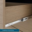 Ver imagem 3 de Mesa de Cabeceira 2 Gavetas Angra Rimo Carvalho/off White