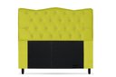 Ver imagem 1 de Cabeceira Dunas Solteirão Viúva 120cm com Strass Suede: Amarelo