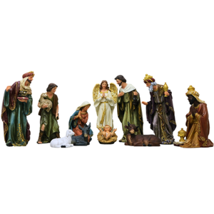 Presépio 11 Peças 30 Cm em Resina Premium