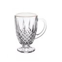 Ver imagem 2 de Jogo 4 Xícara Café Diamante Cristal Fio Dourado 150ml - Lyor