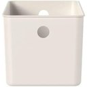 Ver imagem 3 de Cesto Caixa Organizadora Retangular 33x15x13cm Perfurações 6,6l Bege Flow