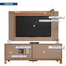 Rack com Painel para Tv 65 Polegadas Ripado Mondrian - 4