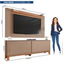 Ver imagem 3 de Rack com Painel Ripado para TV até 65 Polegadas 180CMX108CM Mondrian