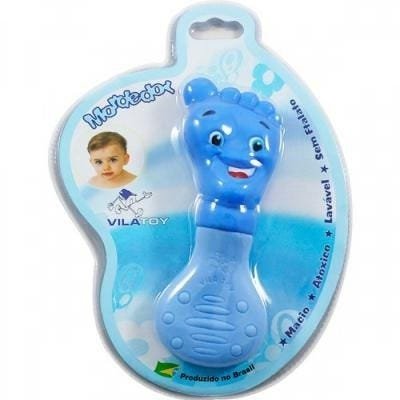 MORDEDOR Bebê Menino- Pèzinho azul- Vila Toy - 1