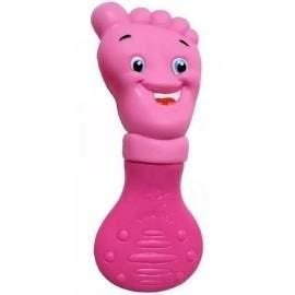 Mordedor Bebê menina- Vila Toy -Pezinho Rosa Pink - 2