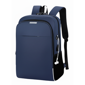 Mochila Executiva para Notebook com Entrada Usb Azul