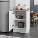 Ver imagem 4 de Balcão 2 Portas 60cm com Tampo com Rodapé Ipanema CabeCasa MadeiraOriginals