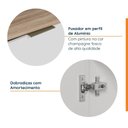 Ver imagem 6 de Balcão 2 Portas 60cm com Tampo com Rodapé Ipanema CabeCasa MadeiraOriginals