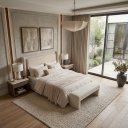 Ver imagem 3 de Cabeceira Estofada 2,23m King Pier para Quarto de Casal Linha Premium Off White