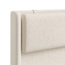 Ver imagem 6 de Cabeceira Estofada 2,23m King Pier para Quarto de Casal Linha Premium Off White