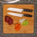 Ver mais imagens de Ki Facas Cozinha 8" e Santoku 7' Infinity Inox Brinox Profissional Cozinha