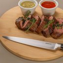 Ver imagem 4 de Ki Facas Cozinha 8" e Santoku 7' Infinity Inox Brinox Profissional Cozinha
