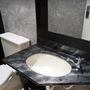 Ver imagem 1 de Adesivo para Pia Bancada Imprimax Gold Pedra Mármore Silver Black Tacolado Papel de Parede 1,22 X 1,