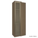 Ver imagem 1 de Guarda Roupa Modulado 01 Porta de Vidro Canto Reto Setiba