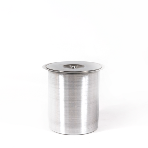 Lixeira Pia Cozinha Embutir Granito Inox Alumínio Luxo 5 Lts