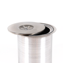 Ver imagem 2 de Lixeira Pia Cozinha Embutir Granito Inox Alumínio Luxo 5 Lts