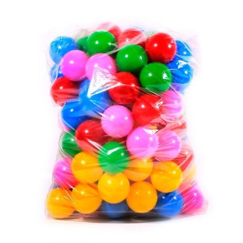 Bolinhas Plásticas 100un Sortidas Mariplast