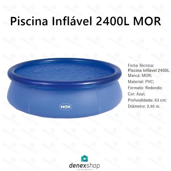 Piscina 2400 Litros MOR - 4