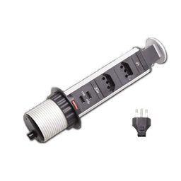 Torre de Tomada - Duas Tomadas Duas Entradas Usbs - 1