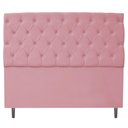 Ver imagem 7 de Cabeceira Estofada Liverpool 160cm Queen Suede Rosa Bebê