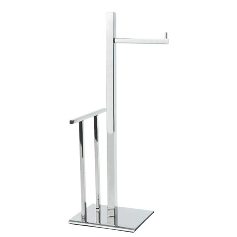 Papeleira de Chão Quadrada para Revista Inox 4028 Ed Metal