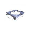 Ver imagem 2 de Suporte Pé Gira Fácil Carrinho Inox Fogão Geladeira Armário Kzi