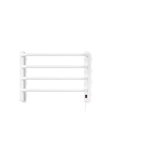 Aquecedor Toalhas Térmico Branco Mini Pequeno 220v Esquerdo