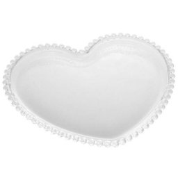 Conjunto de 4 Xícaras com Pires de Chá Wolff Pearl Coração de Cristal 180ml - 6