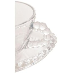 Conjunto de 4 Xícaras com Pires de Chá Wolff Pearl Coração de Cristal 180ml - 5