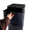 Ver imagem 6 de Gaveteiro de Chão Multiuso com 3 Gavetas Preto Pratico