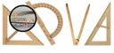 Ver imagem 1 de Kit Geométrico do Professor Mdf/Pinus SEM Régua e Com Compasso Para Giz 40 cm Souza 47211