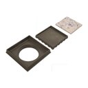 Ver imagem 4 de Kit 2 Ralo Invisível Rebaixado Caixa Sifonada Fendi 18cm