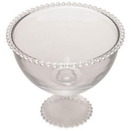 Saladeira Bolinha com Pé Wolff Cristal em Vidro Ø20cm Incolor - 2