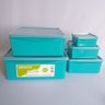 Organizador Multiuso Quadrado Baixo 5 Peças Ref 677-2 Top Line Tiffany - 2