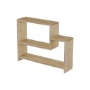 Ver imagem 3 de Rack Nicho Aparador Girona Carvalho para TV Sala Quarto Escritorio