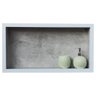 Nicho de Porcelanato Cinza Pulpis para Banheiro 60x32cm - 9