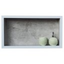 Ver imagem 2 de Nicho de Porcelanato Cinza Pulpis para Banheiro 60x32cm