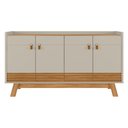 Ver imagem 6 de Conjunto Sala Cristaleira e Aparador Akron Nature Off-white