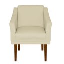 Ver imagem 2 de Poltrona Decorativa Sala Quarto Anubis - Suede Bege